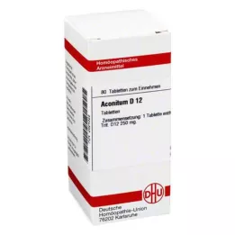 ACONITUM D 12 tabletek, 80 szt