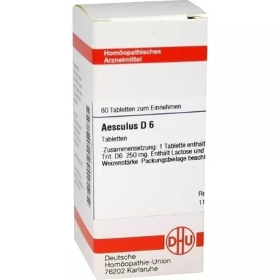 AESCULUS D 6 tabletek, 80 szt