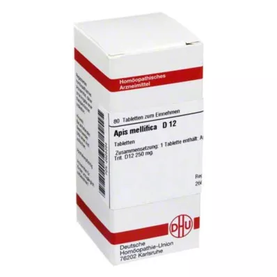 APIS MELLIFICA D 12 tabletek, 80 szt APIS MELLIFICA D 12 tabletek, 80 szt
