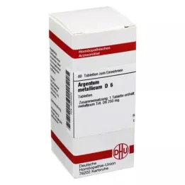 ARGENTUM METALLICUM D 6 tabletek, 80 szt