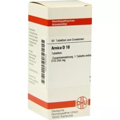 ARNICA D 10 tabletek, 80 szt