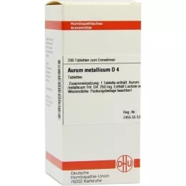 AURUM METALLICUM D 4 tabletki, 200 szt