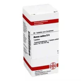 AVENA SATIVA D 6 tabletek, 80 szt