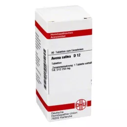 AVENA SATIVA D 12 tabletek, 80 szt