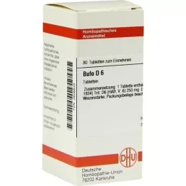 BUFO D 6 tabletek, 80 szt