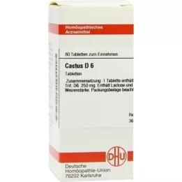 CACTUS D 6 tabletek, 80 szt