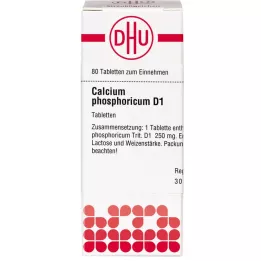 CALCIUM PHOSPHORICUM D 1 tabletki, 80 szt