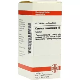 CARDUUS MARIANUS D 12 tabletek, 80 szt