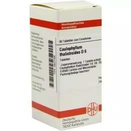 CAULOPHYLLUM THALICTROIDES D 6 tabletek, 80 szt