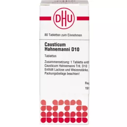 CAUSTICUM HAHNEMANNI D 10 tabletek, 80 szt