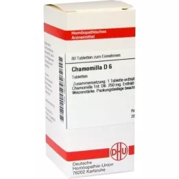CHAMOMILLA D 6 tabletek, 80 szt
