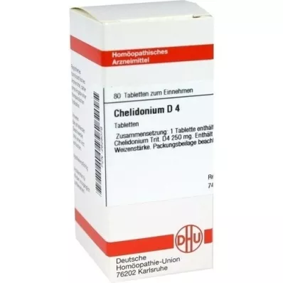 CHELIDONIUM D 4 tabletki, 80 szt