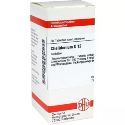 CHELIDONIUM D 12 tabletek, 80 szt