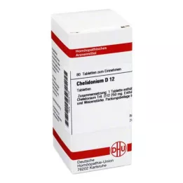 CHELIDONIUM D 12 tabletek, 80 szt