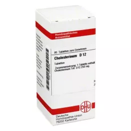 CHOLESTERINUM D 12 tabletek, 80 szt