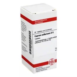 CUPRUM SULFURICUM D 6 tabletek, 80 szt