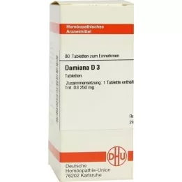 DAMIANA D 3 tabletki, 80 szt