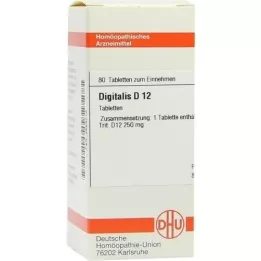 DIGITALIS D 12 tabletek, 80 szt