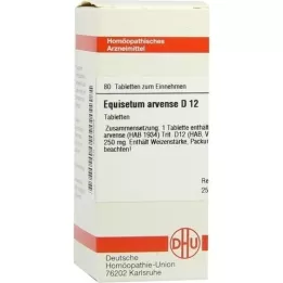 EQUISETUM ARVENSE D 12 tabletek, 80 szt