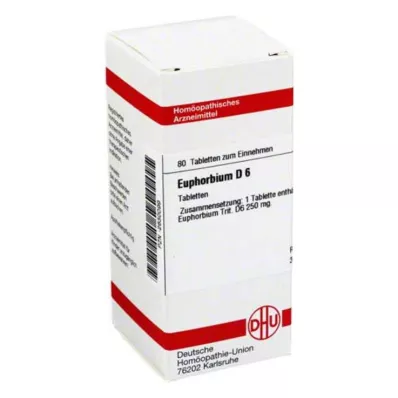 EUPHORBIUM D 6 tabletek, 80 szt