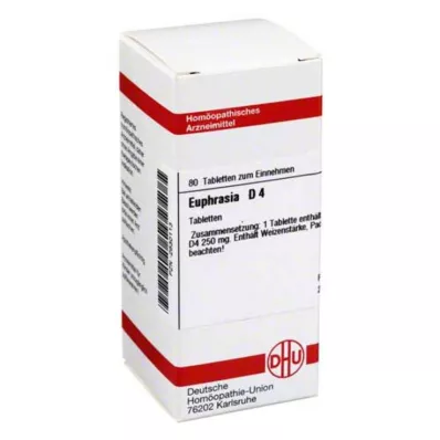 EUPHRASIA D 4 tabletki, 80 szt