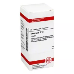 EUPHRASIA D 12 tabletek, 80 szt