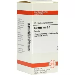 FORMICA RUFA D 6 tabletek, 80 szt