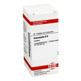 HAMAMELIS D 6 tabletek, 80 szt