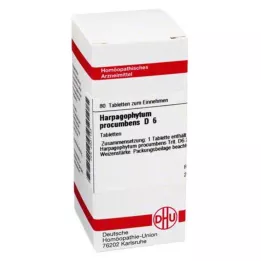 HARPAGOPHYTUM PROCUMBENS D 6 tabletek, 80 szt
