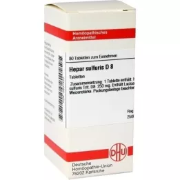 HEPAR SULFURIS D 8 tabletek, 80 szt