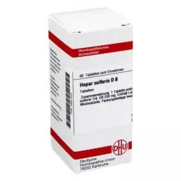 HEPAR SULFURIS D 8 tabletek, 80 szt