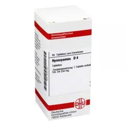 HYOSCYAMUS D 4 tabletki, 80 szt