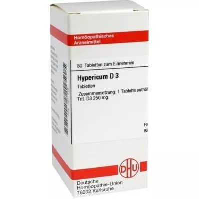 HYPERICUM D 3 tabletki, 80 szt