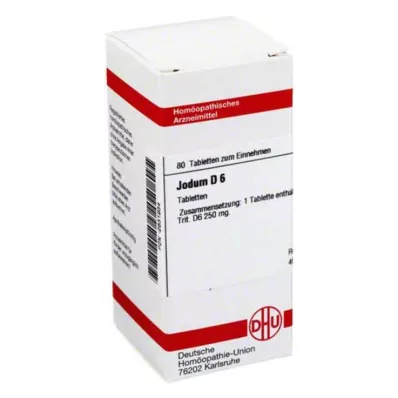 JODUM D 6 tabletek, 80 szt