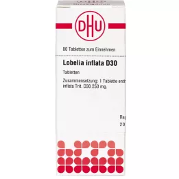 LOBELIA INFLATA D 30 tabletek, 80 szt