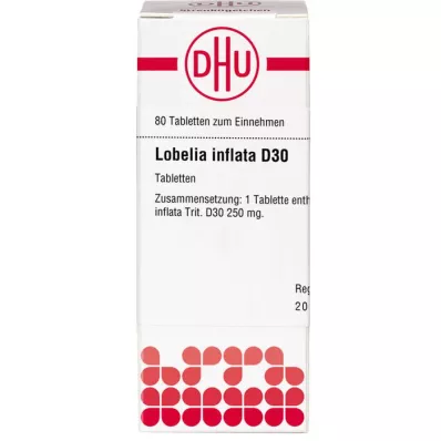 LOBELIA INFLATA D 30 tabletek, 80 szt