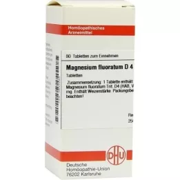 MAGNESIUM FLUORATUM D 4 tabletki, 80 szt