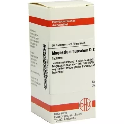 MAGNESIUM FLUORATUM D 12 tabletek, 80 szt