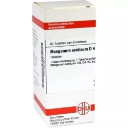 MANGANUM ACETICUM D 4 tabletki, 80 szt