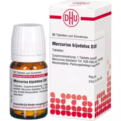 MERCURIUS BIJODATUS D 30 tabletek, 80 szt