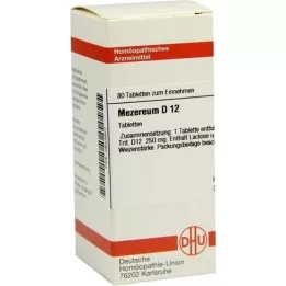 MEZEREUM D 12 tabletek, 80 szt