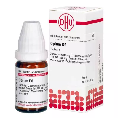 OPIUM D 6 tabletek, 80 szt OPIUM D 6 tabletek, 80 szt