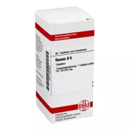 RUMEX D 6 tabletek, 80 szt