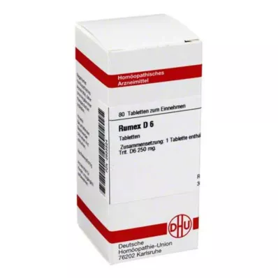 RUMEX D 6 tabletek, 80 szt RUMEX D 6 tabletek, 80 szt