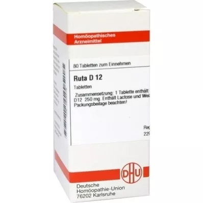 RUTA D 12 tabletek, 80 szt