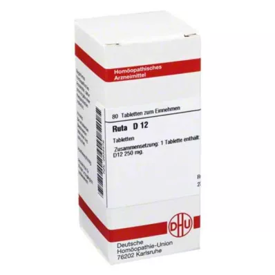 RUTA D 12 tabletek, 80 szt RUTA D 12 tabletek, 80 szt