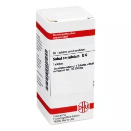 SABAL SERRULATUM D 6 tabletek, 80 szt