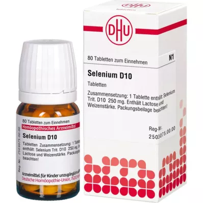 SELENIUM D 10 tabletek, 80 szt