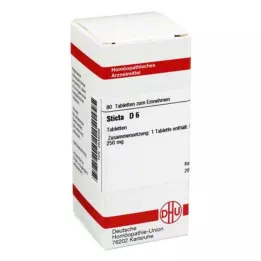 STICTA D 6 tabletek, 80 szt