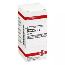 STRONTIUM CARBONICUM D 6 tabletek, 80 szt